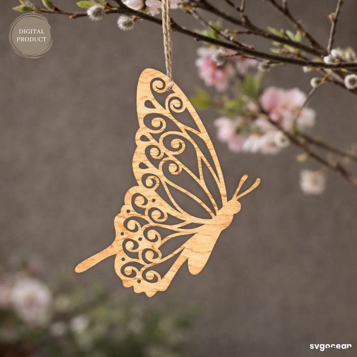 Spring Butterfly Ornaments SVG Bundle - Svg Ocean