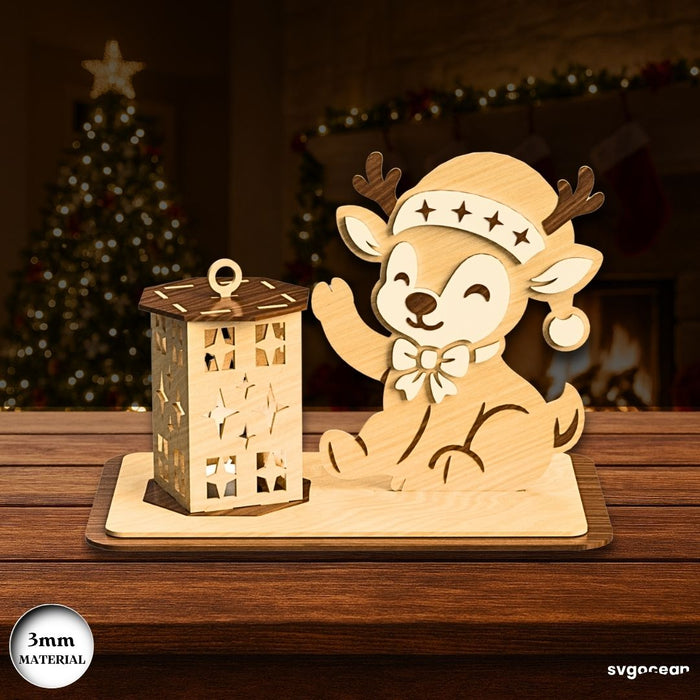 Christmas Stand Candle Holders Bundle - Svg Ocean