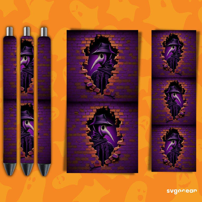 Halloween Pen Wrap Bundle - Svg Ocean
