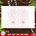 Santa Footsteps Stencil Laser Cut - Svg Ocean