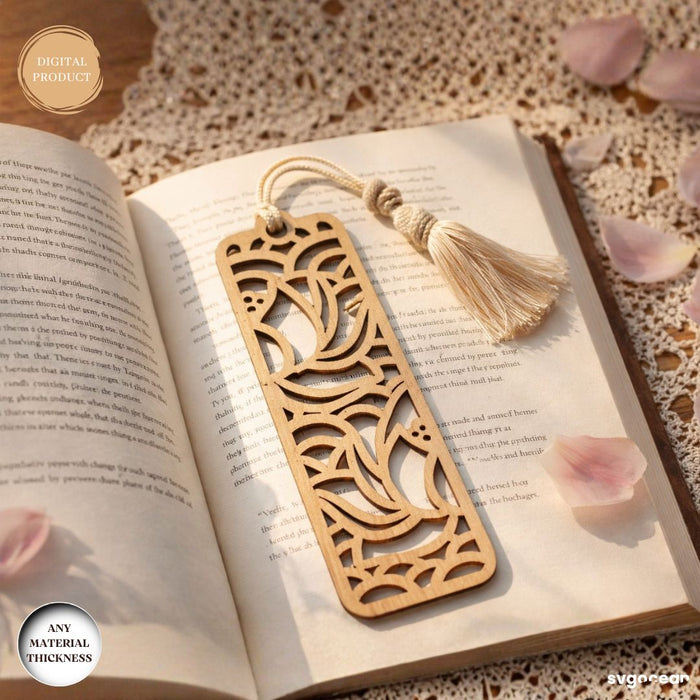 Floral Bookmarks Laser Cut Bundle - Svg Ocean