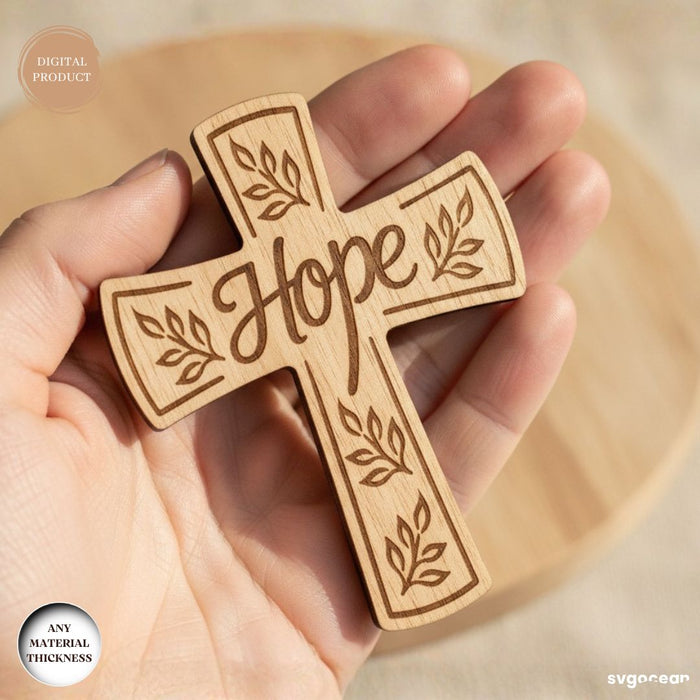 Pocket Engraved Cross SVG Bundle - Svg Ocean