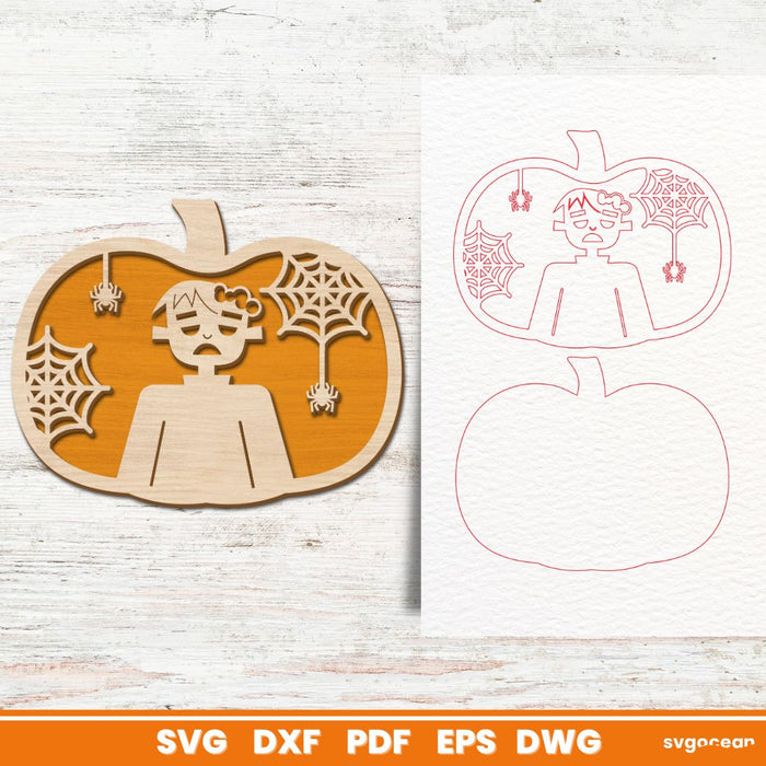 Halloween Pumpkins Laser Cut Bundle - Svg Ocean