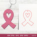 Cancer Awareness Keychains Laser Cut - Svg Ocean