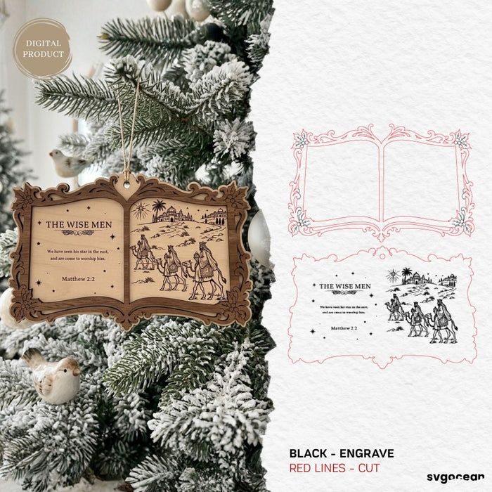 Bible Story Book Ornaments SVG Bundle - Svg Ocean