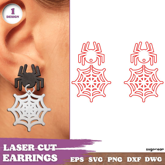 Halloween Earrings Laser Cut - Svg Ocean