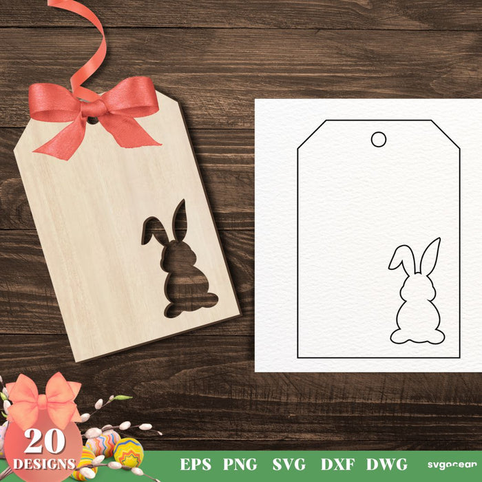 Easter Gift Tags Svg Bundle - Svg Ocean