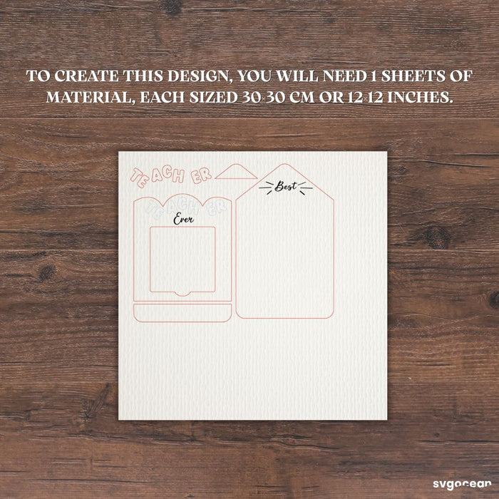 Sticky Note Pad Holder SVG Bundle - Svg Ocean