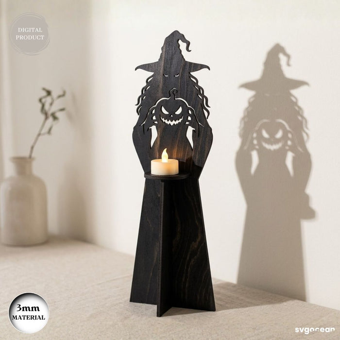 Halloween Candle Holder SVG Bundle - Svg Ocean