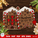 Gingerbread House Tic Tac Toe - Svg Ocean