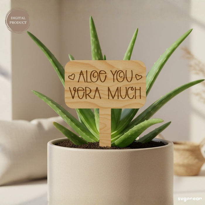 Wooden Plant Tags SVG Bundle - Svg Ocean