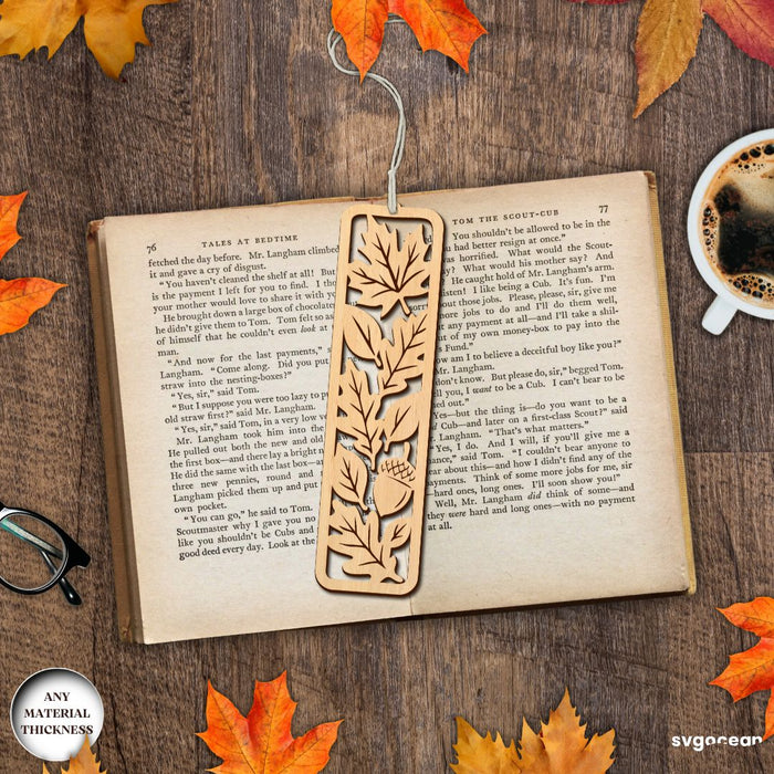 Autumn Bookmarks Laser Cut Bundle - Svg Ocean