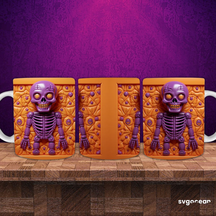 Inflated Halloween Mug Wrap - SVG Ocean