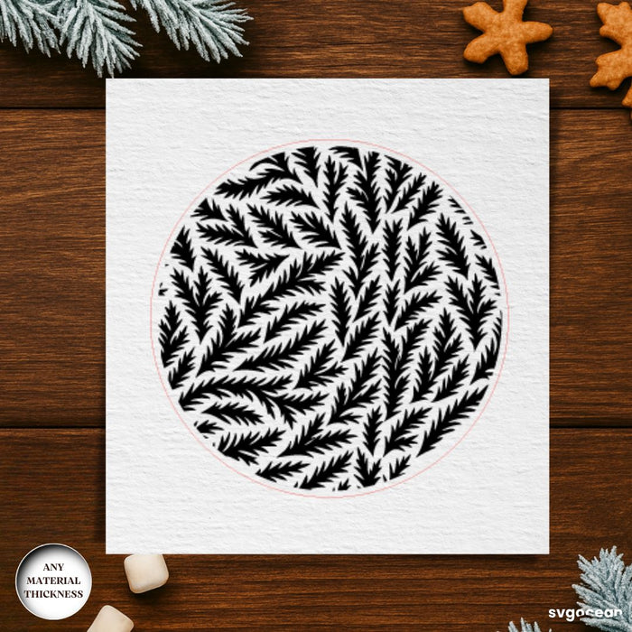 Frost Pattern Coffee Coasters SVG Bundle - Svg Ocean