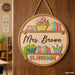 Personalized Teacher Door Sign Svg Bundle - Svg Ocean