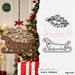 Santa Sleigh Ornaments SVG Bundle - Svg Ocean