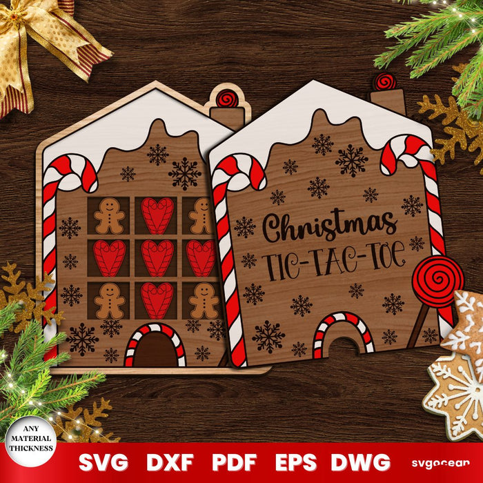 Christmas Tic Tac Toe Bundle - Svg Ocean