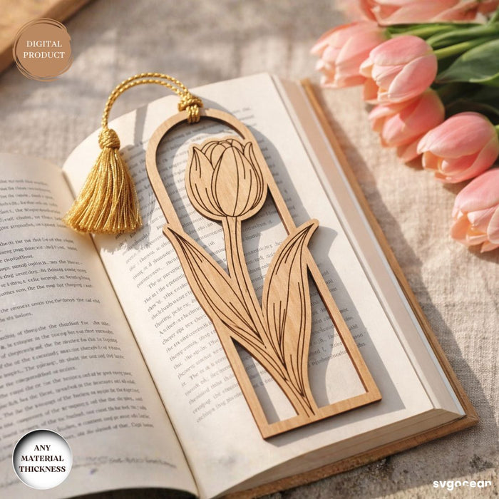 Flowers Bookmark Laser Cut Bundle - Svg Ocean
