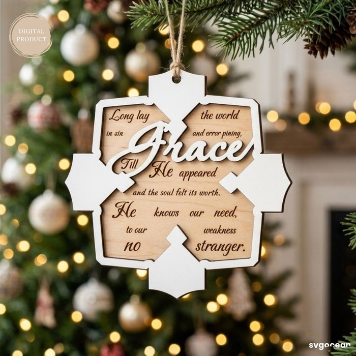 Nativity Snowflake Ornaments SVG Bundle - Svg Ocean