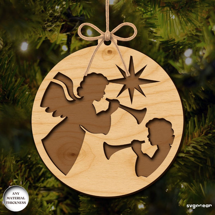 Christmas Nativity Ornament Bundle - Svg Ocean