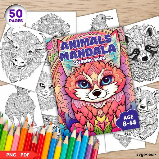 Animals Coloring Book - SVG Ocean