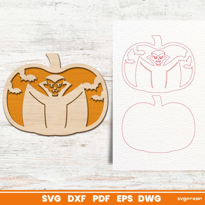 Halloween Pumpkins Laser Cut Bundle - Svg Ocean