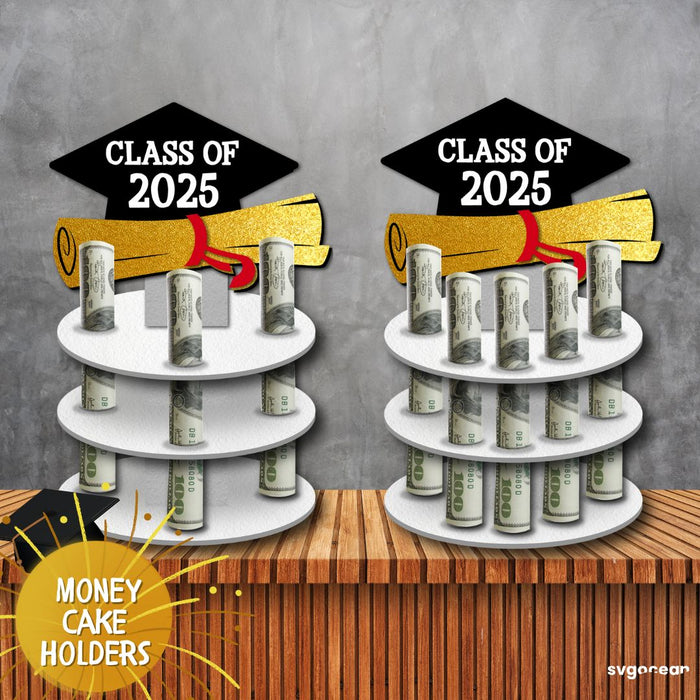 Graduation Money Cake - Svg Ocean