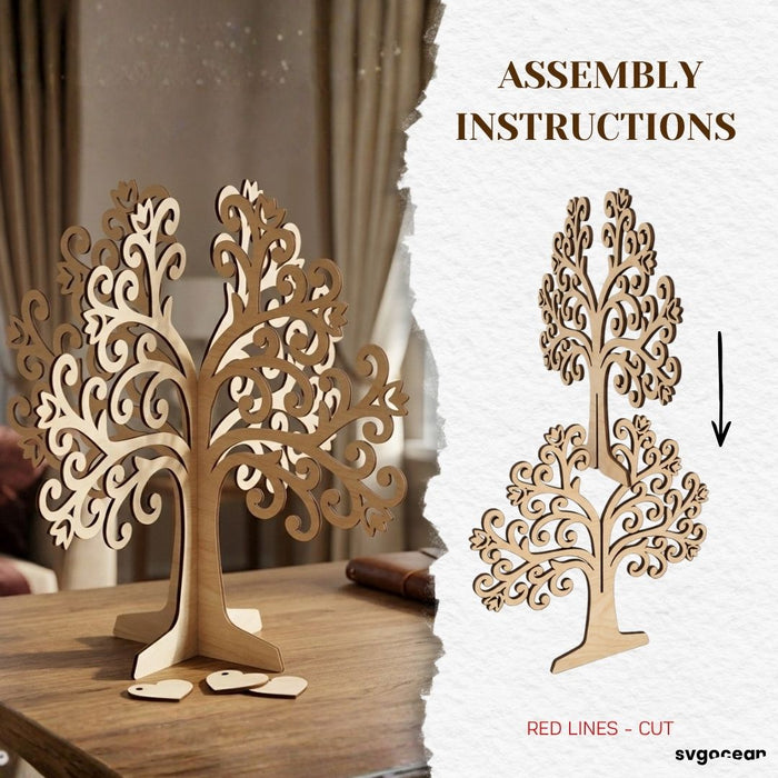 3D Family Tree Stand SVG Bundle - Svg Ocean