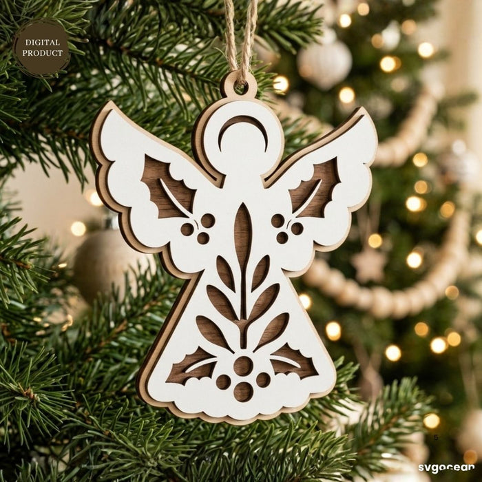Nativity Angel Ornament SVG Bundle
 - Svg Ocean