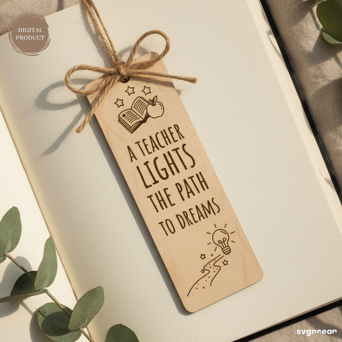 Teacher Bookmarks Laser Cut Bundle