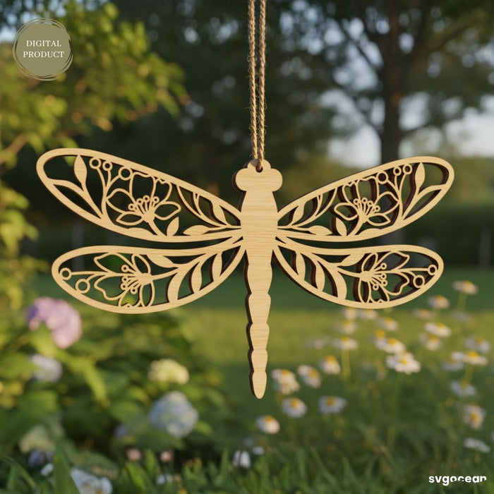 Spring Dragonfly Ornaments SVG Bundle - Svg Ocean