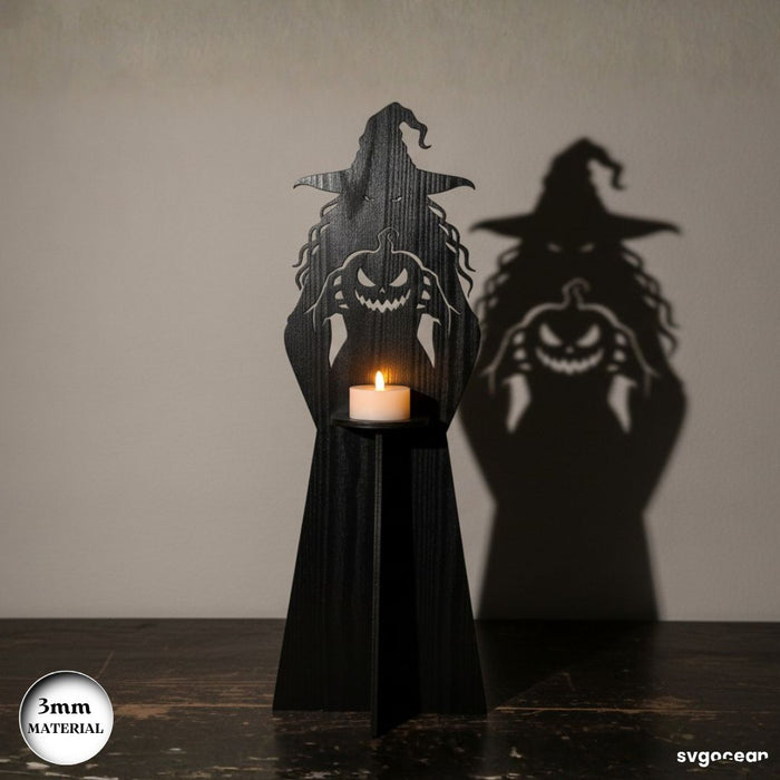 Halloween Candle Holder SVG Bundle - Svg Ocean