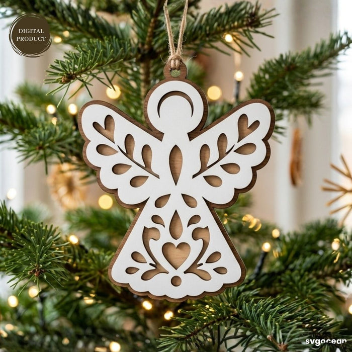 Nativity Angel Ornament SVG Bundle
 - Svg Ocean