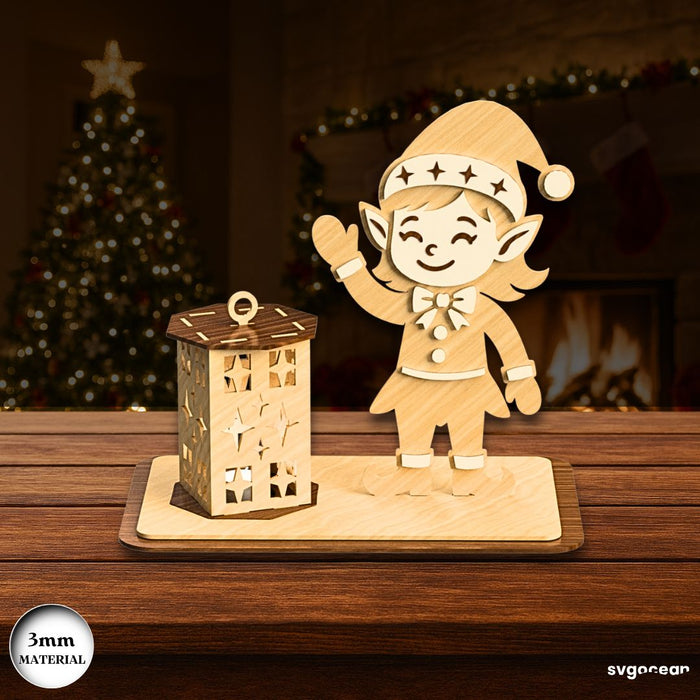 Christmas Stand Candle Holders Bundle - Svg Ocean