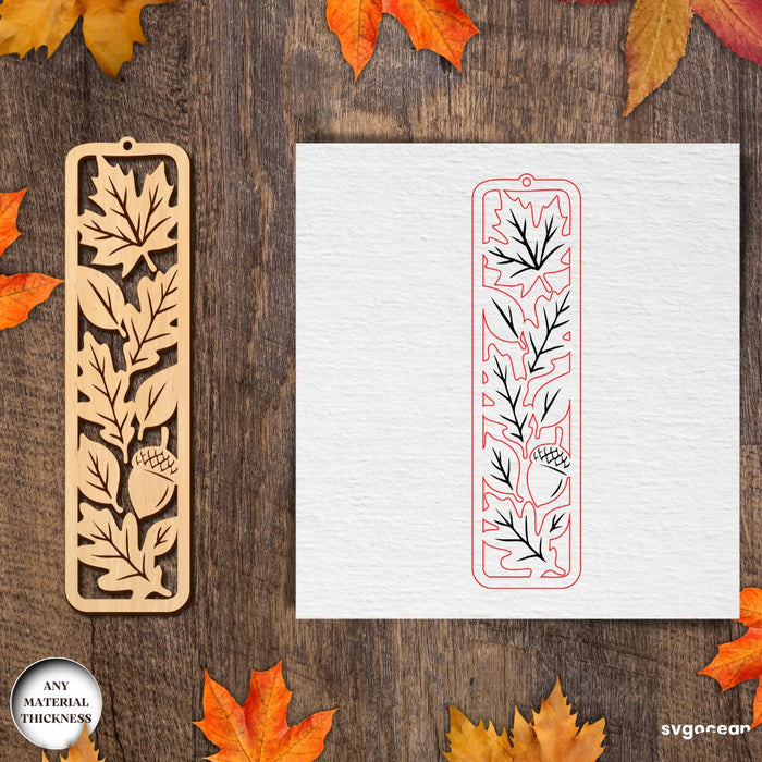 Autumn Bookmarks Laser Cut Bundle - Svg Ocean