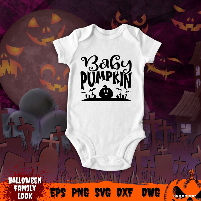 Halloween Pumpkin Family SVG Bundle - Svg Ocean