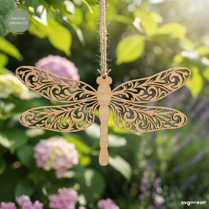 Spring Dragonfly Ornaments SVG Bundle - Svg Ocean