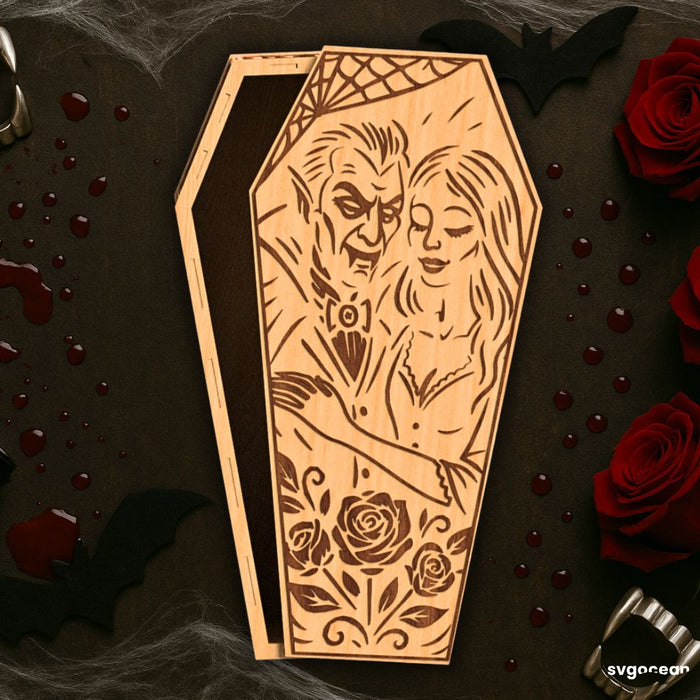 Vampire Coffin Candy Box Bundle - Svg Ocean
