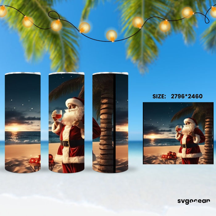 Christmas in July Tumbler Sublimation - Svg Ocean