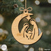 Nativity Moon Ornament Bundle - Svg Ocean