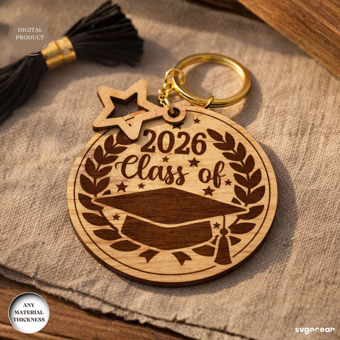 Graduation 2026 Keychain SVG Bundle - Svg Ocean