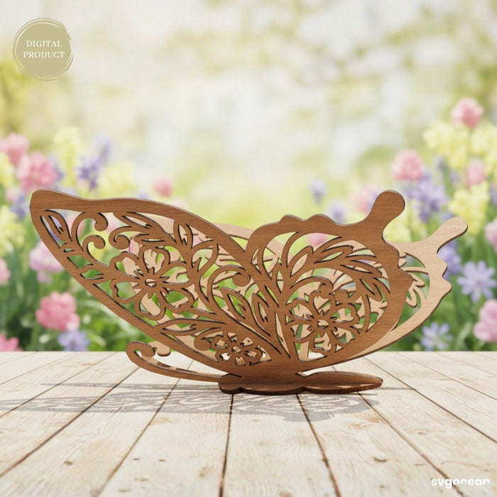 3D Floral Butterflies SVG Bundle - Svg Ocean