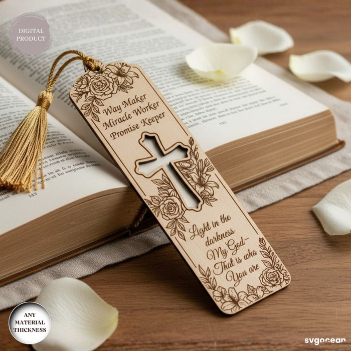 Christian Bookmarks Laser Cut Bundle - Svg Ocean