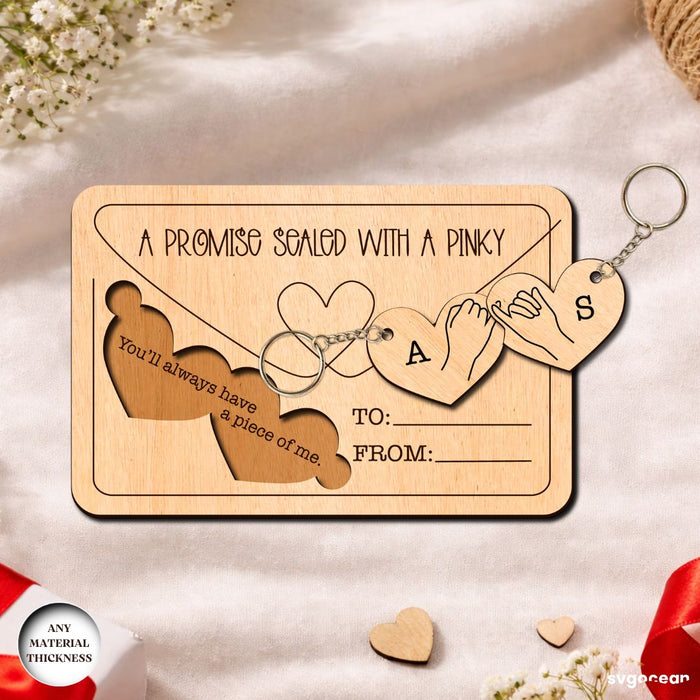 Valentine's Day Couple Keychains SVG Bundle - Svg OCean