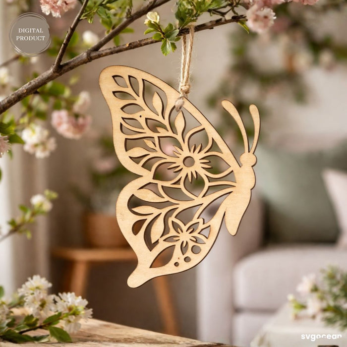Spring Butterfly Ornaments SVG Bundle - Svg Ocean