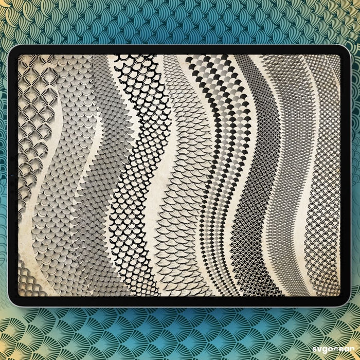 Koi Fish Tattoo Procreate Brushes - Svg Ocean