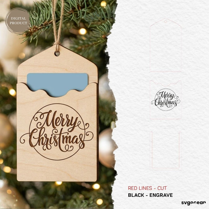 Christmas Gift Card Holders SVG Bundle - Svg Ocean