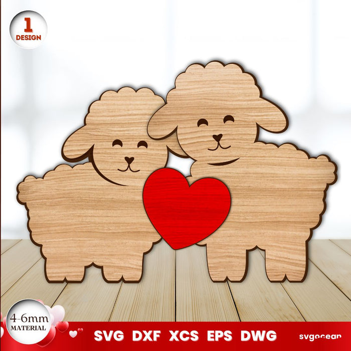 Valentine's Day Animals Puzzle Bundle - Svg Ocean