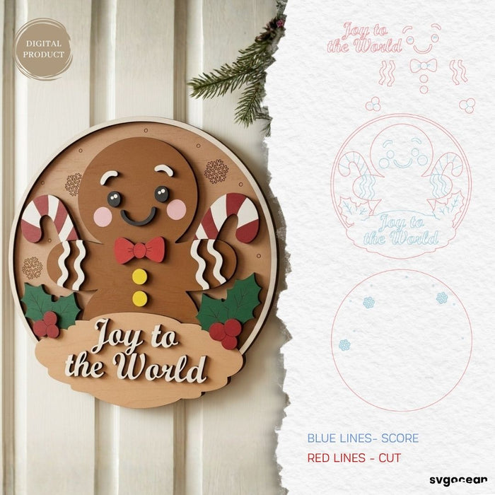 Christmas Welcome Door Signs SVG Bundle - Svg Ocean