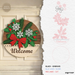 Christmas Welcome Door Hanger SVG Bundle - Svg Ocean